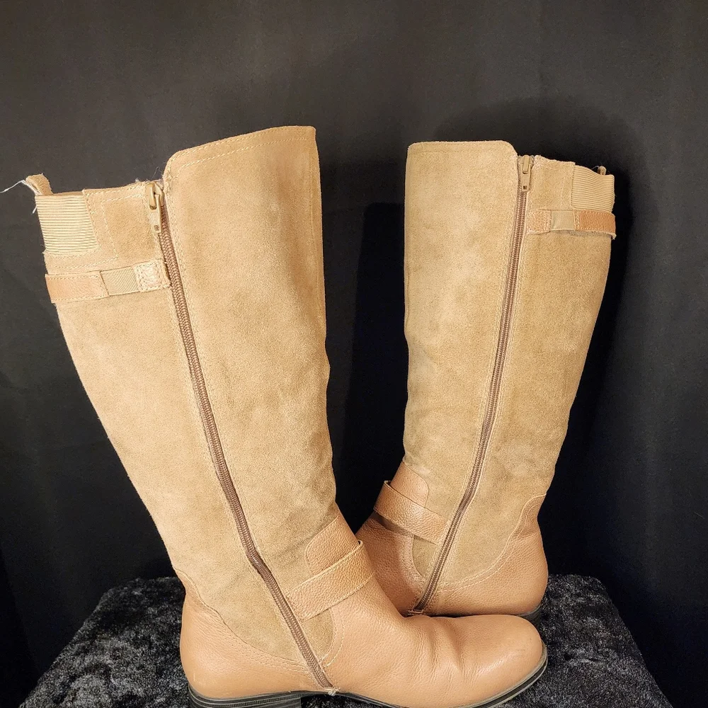 Naturalizer Tan Heeled Boots - Picture 8 of 9